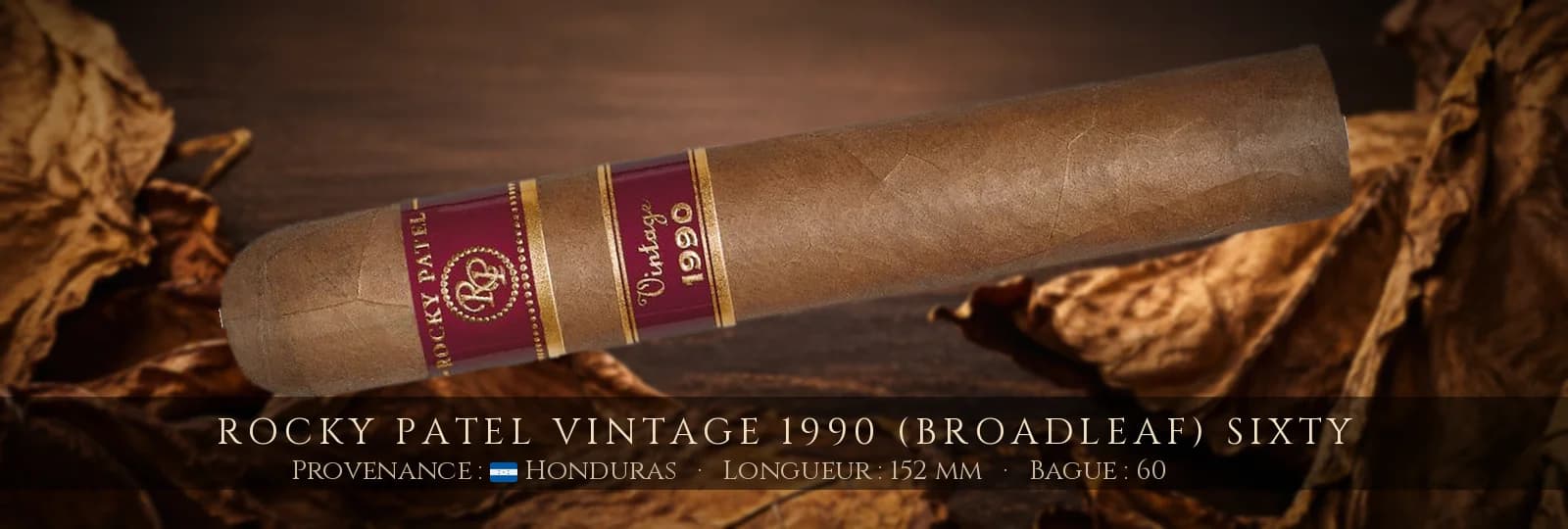 Rocky Patel Vintage 1990 (Broadleaf) Sixty — Rocky Patel — Honduras