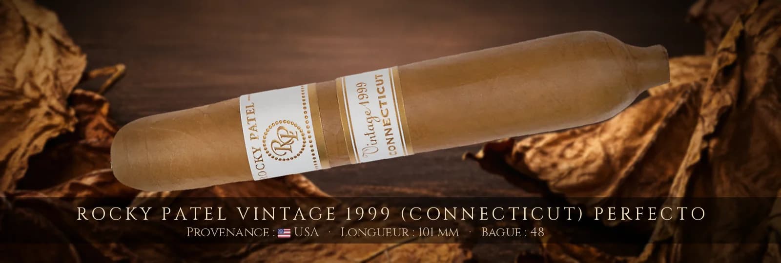 Rocky Patel Vintage 1999 (Connecticut) Perfecto — Rocky Patel — USA