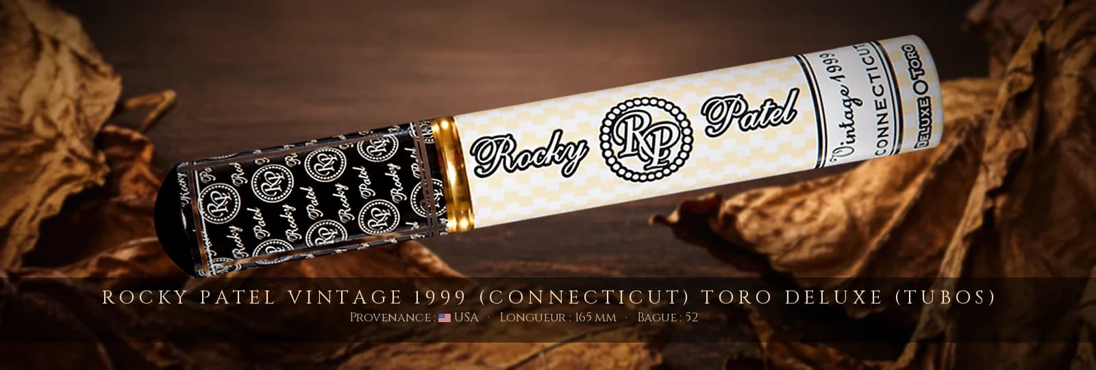 Rocky Patel Vintage 1999 (Connecticut) Toro Deluxe (Tubos) — Rocky Patel — USA