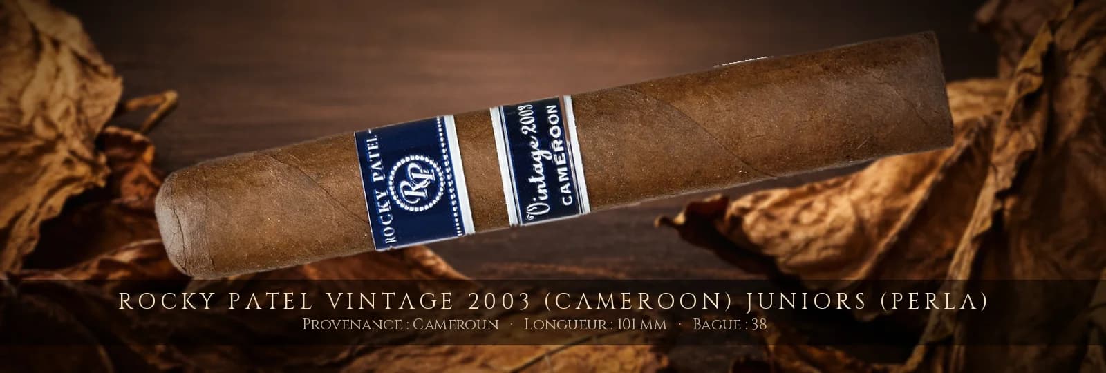 Rocky Patel Vintage 2003 (Cameroon) Juniors (Perla) — Rocky Patel — Cameroun
