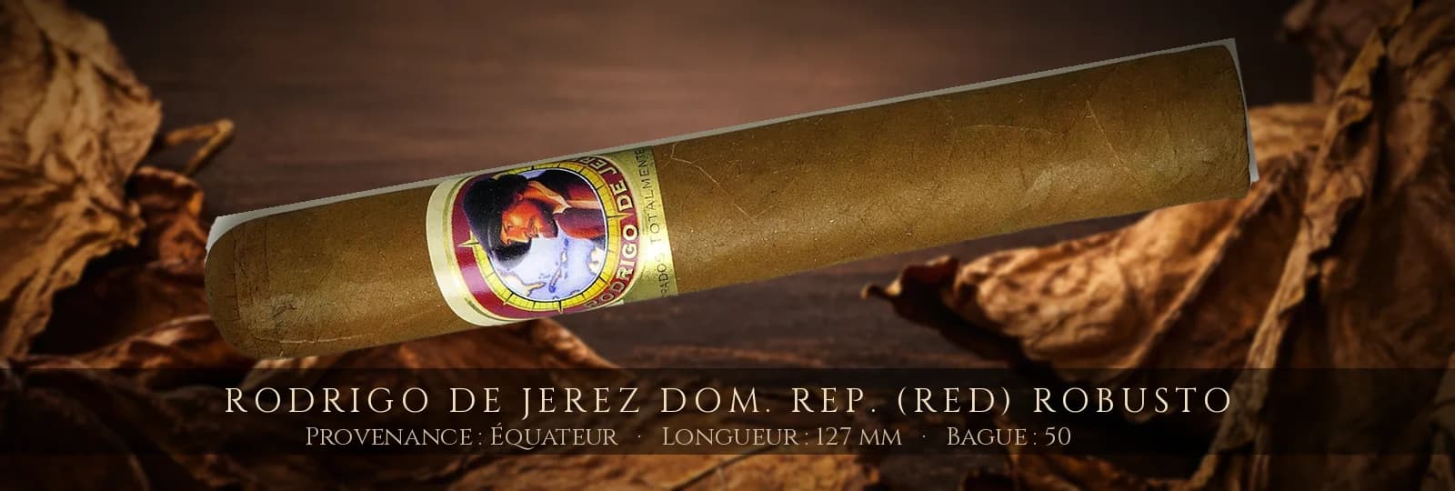 Rodrigo de Jerez Dom. Rep. (Red) Robusto — Rodrigo de Jerez — Équateur