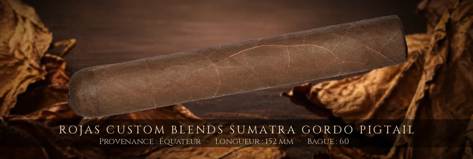 Rojas Custom Blends Sumatra Gordo Pigtail — Rojas — Équateur