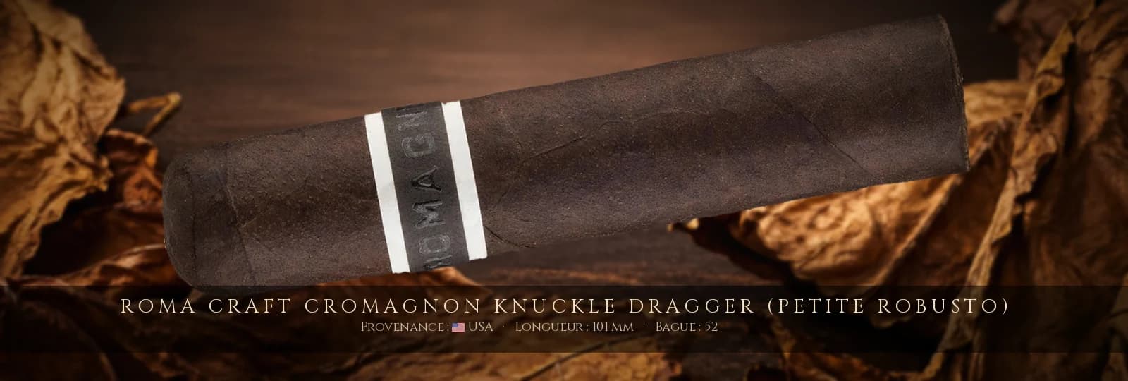 RoMa Craft CroMagnon Knuckle Dragger (Petite Robusto) — RoMa Craft — USA