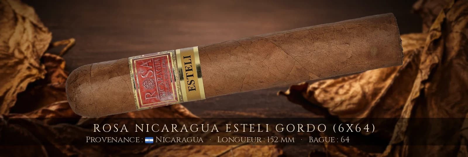 Rosa Nicaragua Esteli Gordo (6x64) — Rosa Nicaragua — Nicaragua