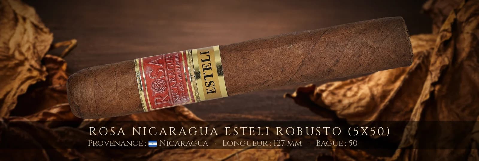 Rosa Nicaragua Esteli Robusto (5x50) — Rosa Nicaragua — Nicaragua