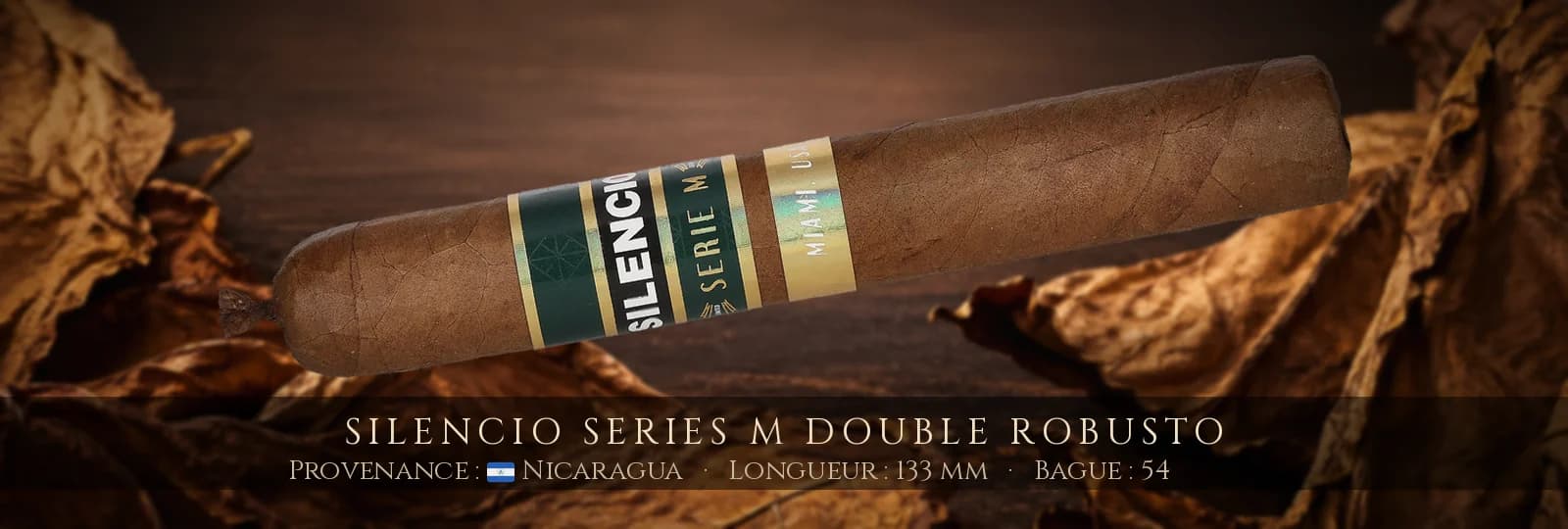 Silencio Series M Double Robusto — Silencio — Nicaragua