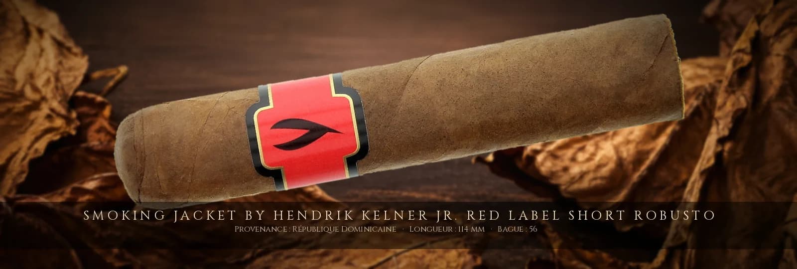 Smoking Jacket by Hendrik Kelner Jr. Red Label Short Robusto — Smoking Jacket — République Dominicaine