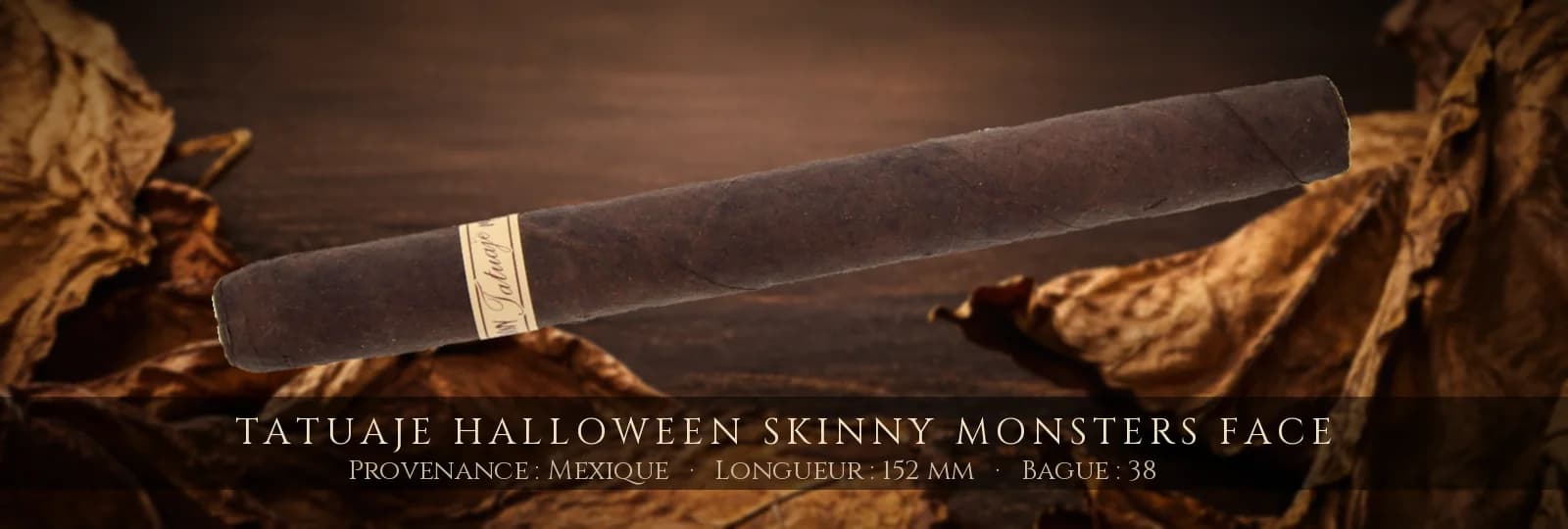Tatuaje Halloween Skinny Monsters Face — Tatuaje — Mexique