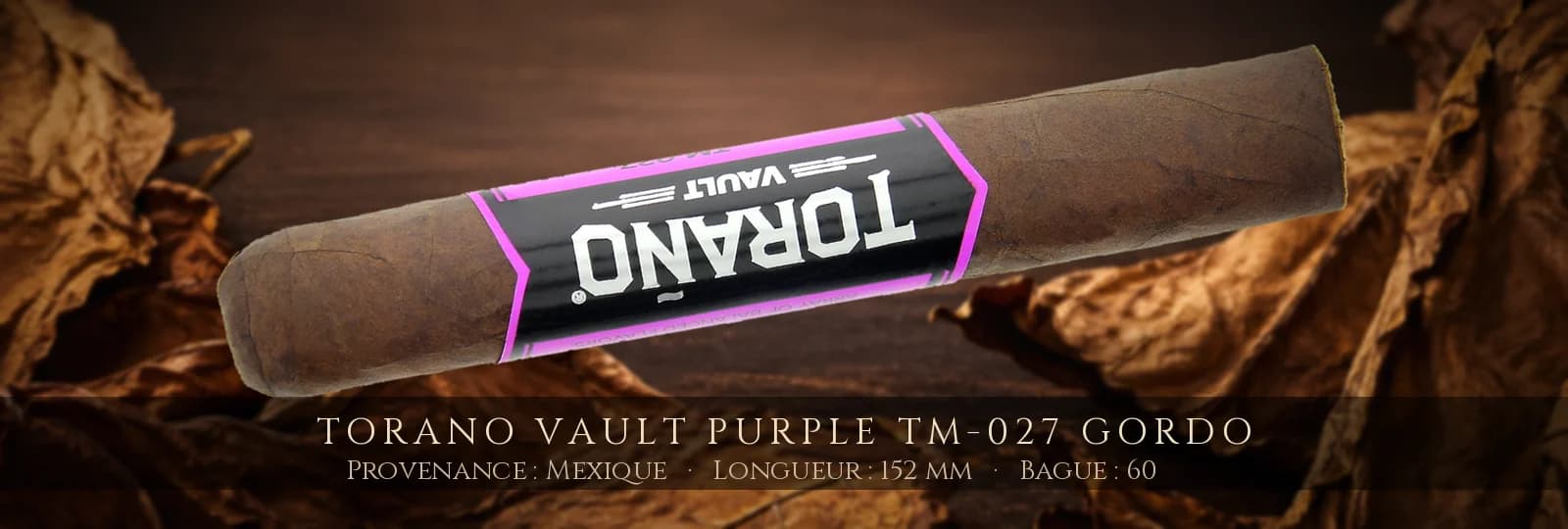 Torano Vault Purple TM-027 Gordo — Torano — Mexique