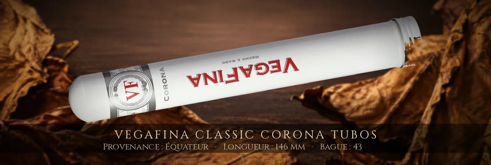 VegaFina Classic Corona Tubos — VegaFina — Équateur