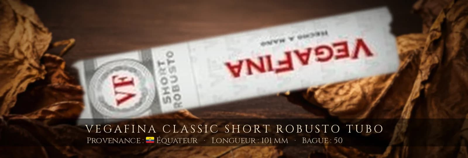 VegaFina Classic Short Robusto Tubo — VegaFina — Équateur