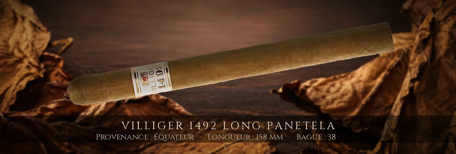 Villiger 1492 Long Panetela — Villiger — Équateur