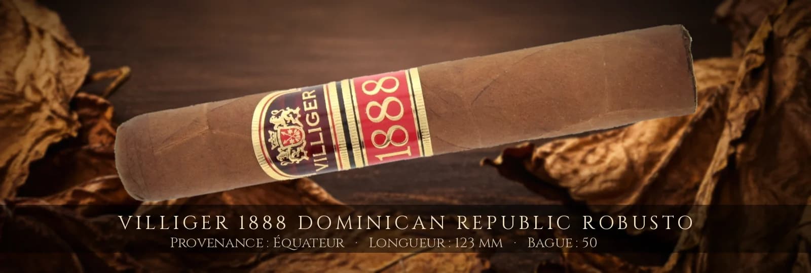 Villiger 1888 Dominican Republic Robusto — Villiger — Équateur
