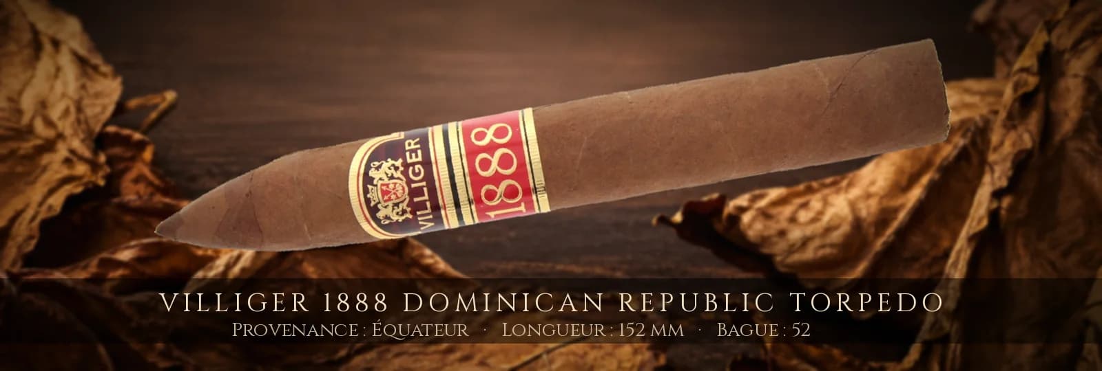 Villiger 1888 Dominican Republic Torpedo — Villiger — Équateur