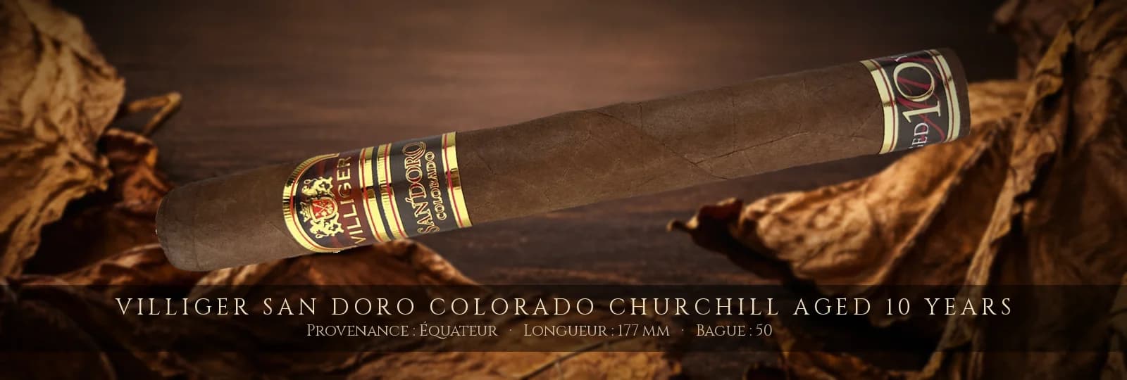 Villiger San Doro Colorado Churchill Aged 10 Years — Villiger — Équateur