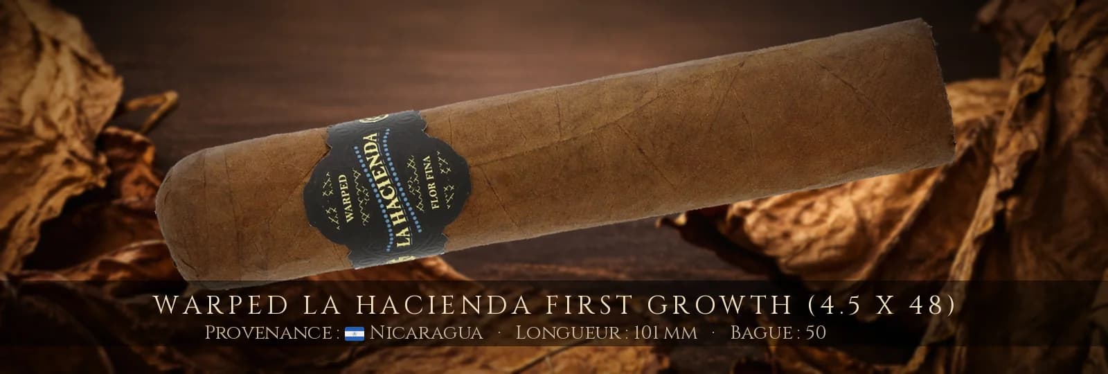 Warped La Hacienda First Growth (4.5 x 48) — Warped — Nicaragua