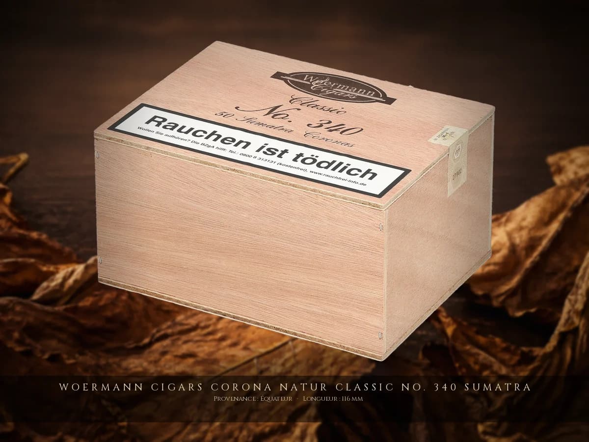 Woermann Cigars Corona Natur Classic No. 340 Sumatra — Woermann Cigars — Équateur