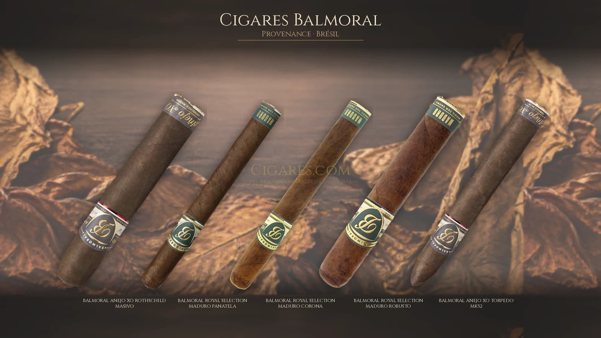 Top cigares Balmoral Bresil — les plus populaires