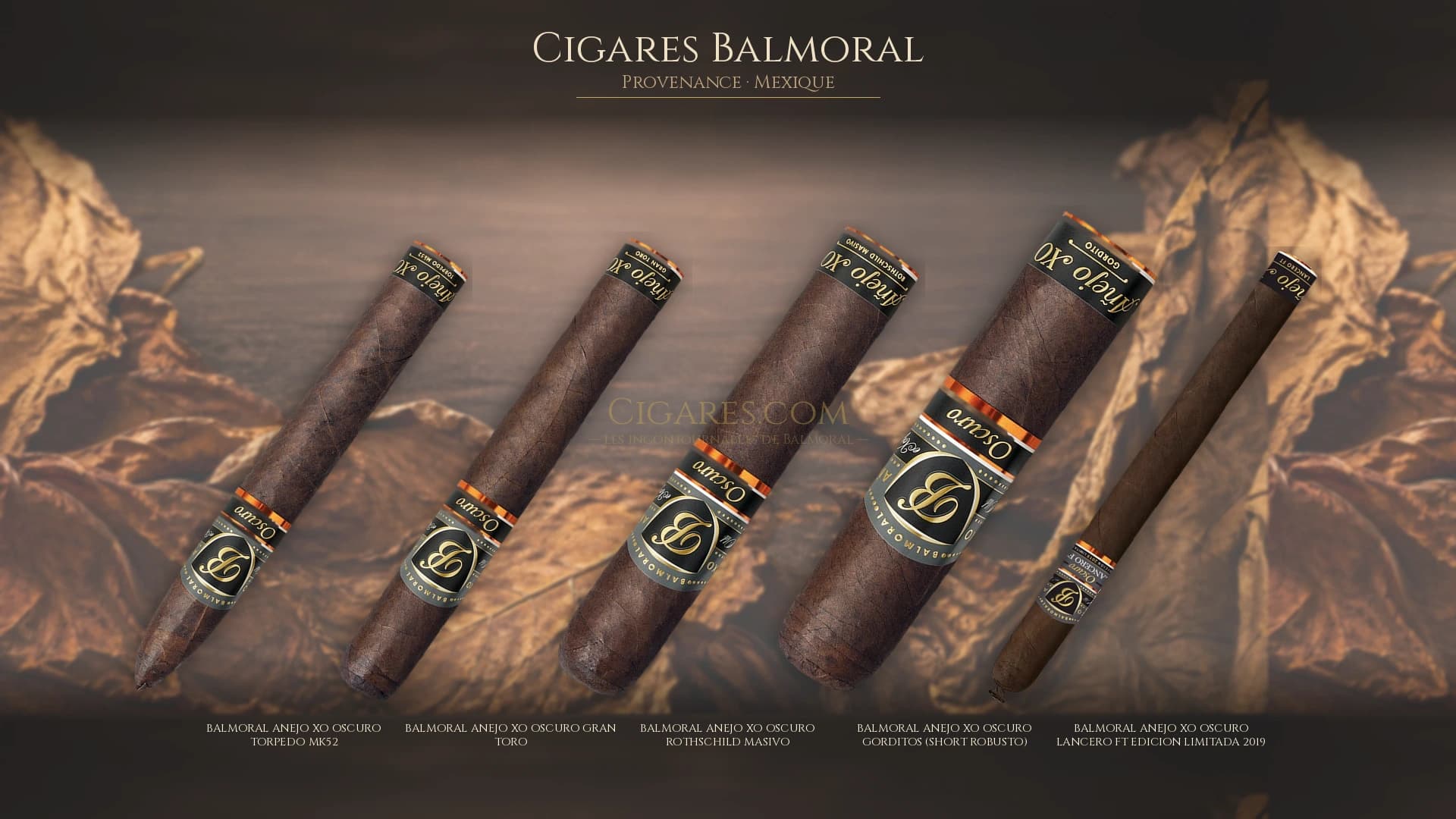 Top cigares Balmoral Mexique — les plus populaires