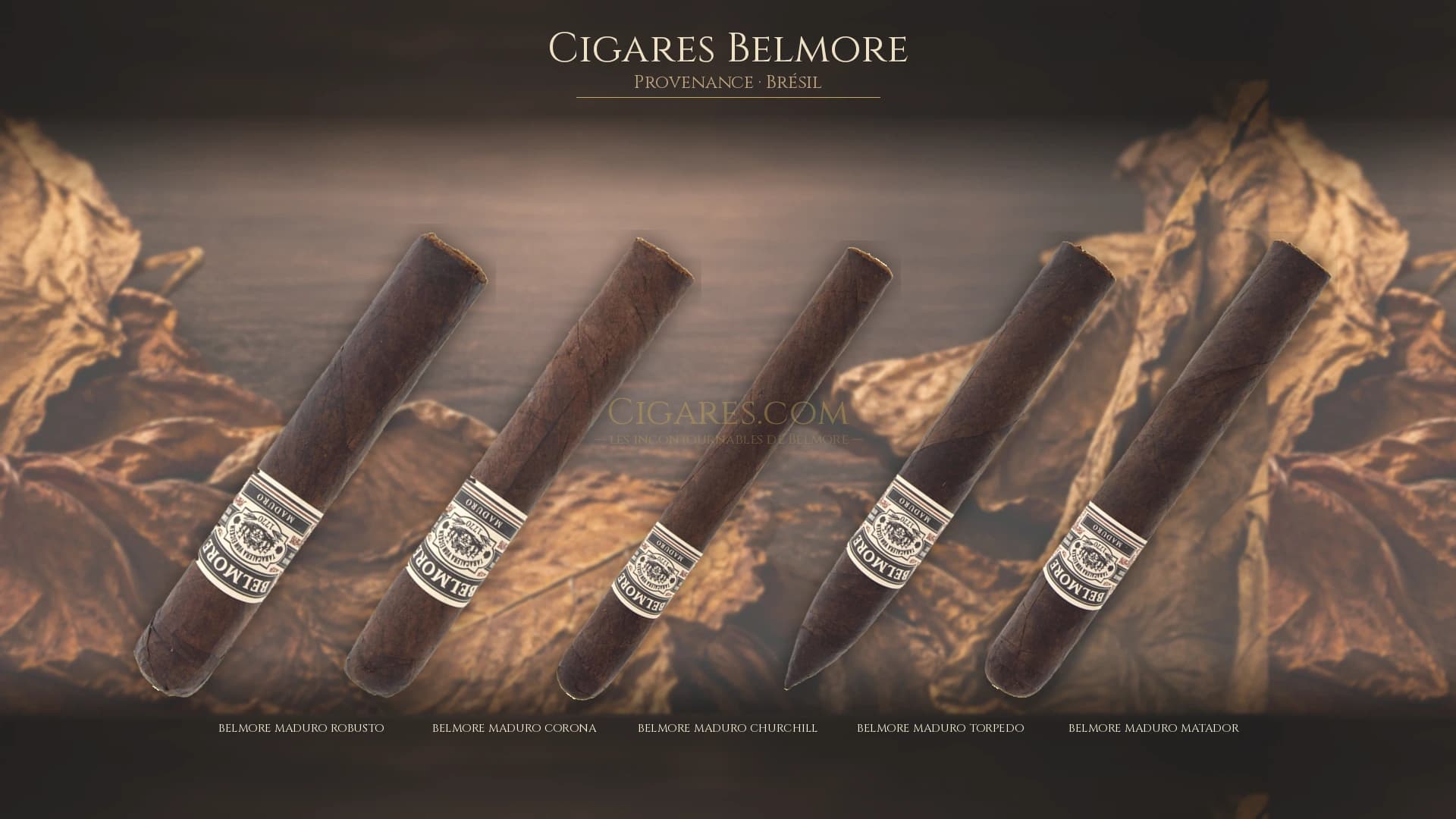 Top cigares Belmore Bresil — les plus populaires