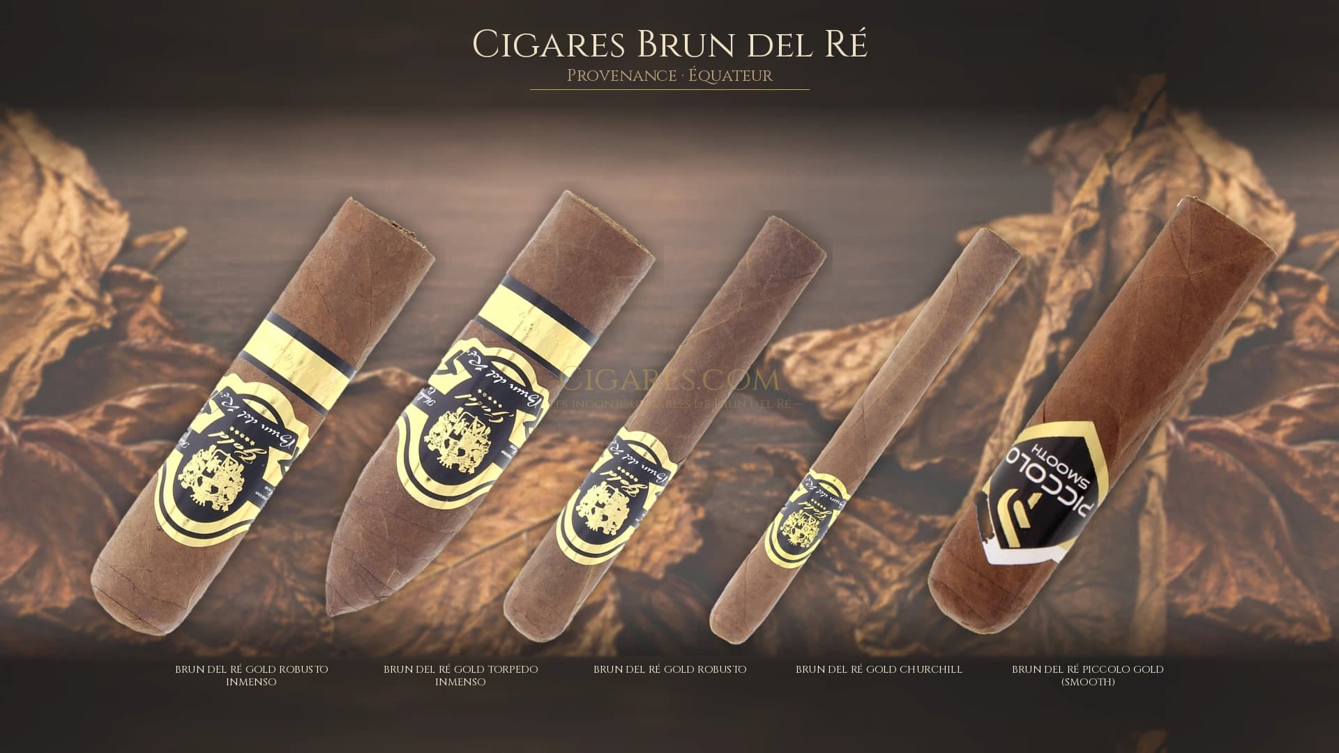 Top cigares Brun del Ré Equateur — les plus populaires