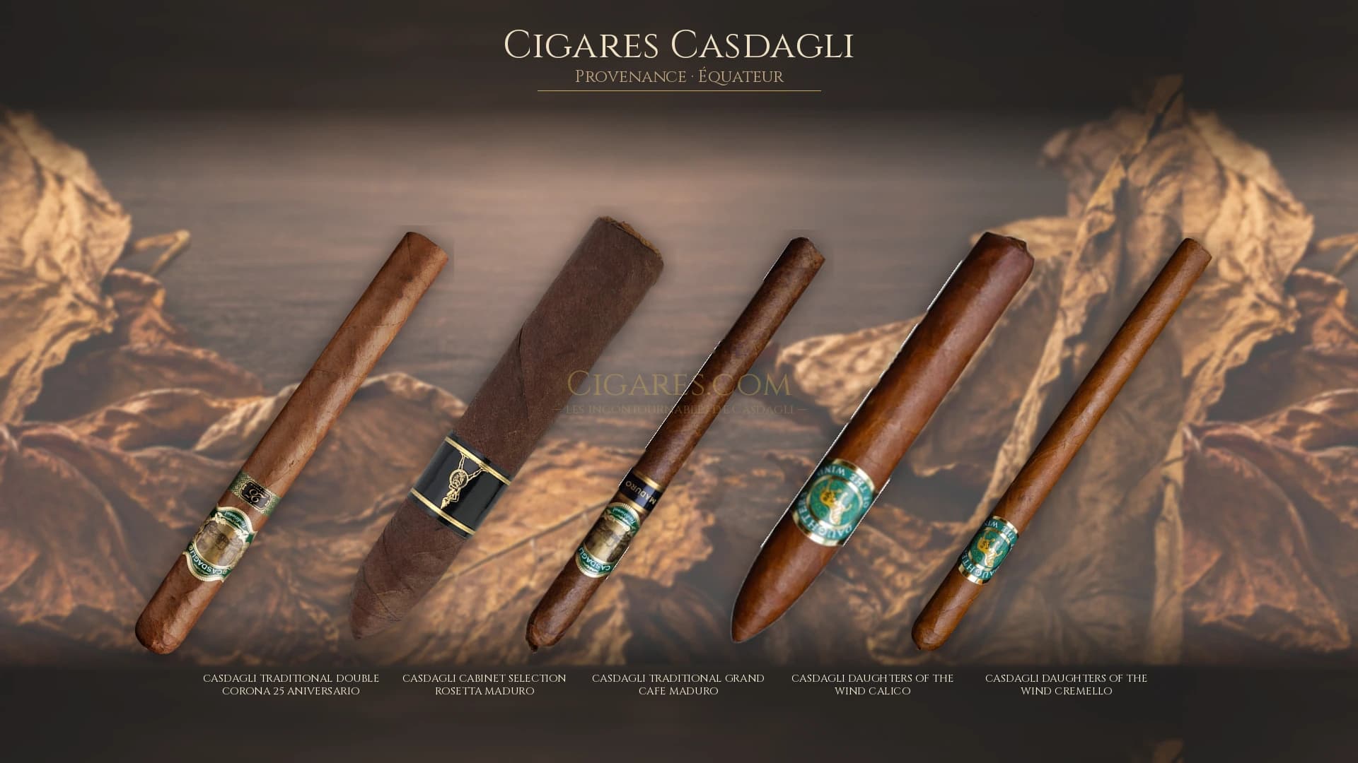 Top cigares Casdagli Equateur — les plus populaires
