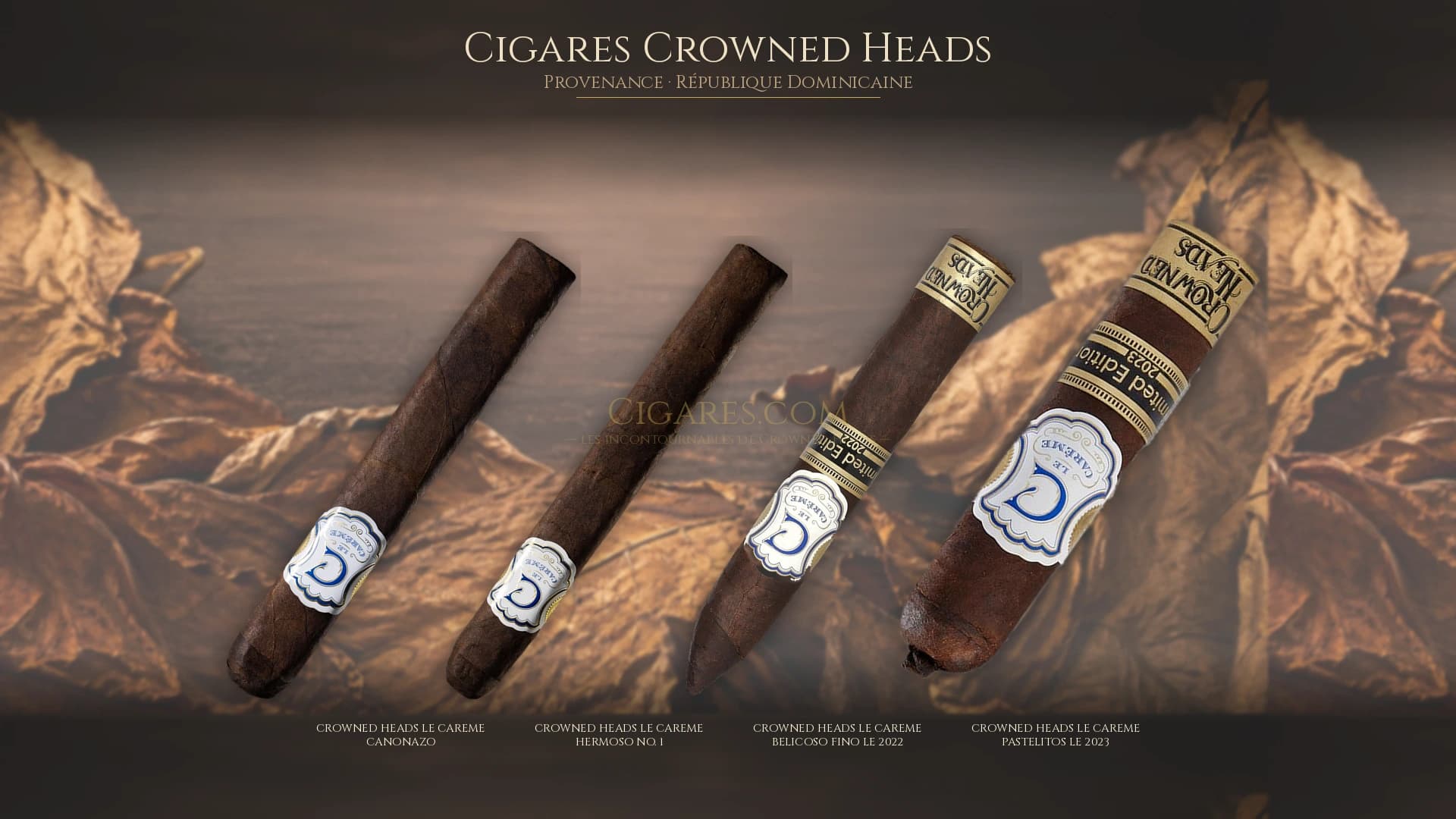 Top cigares Crowned Heads Republique Dominicaine — les plus populaires