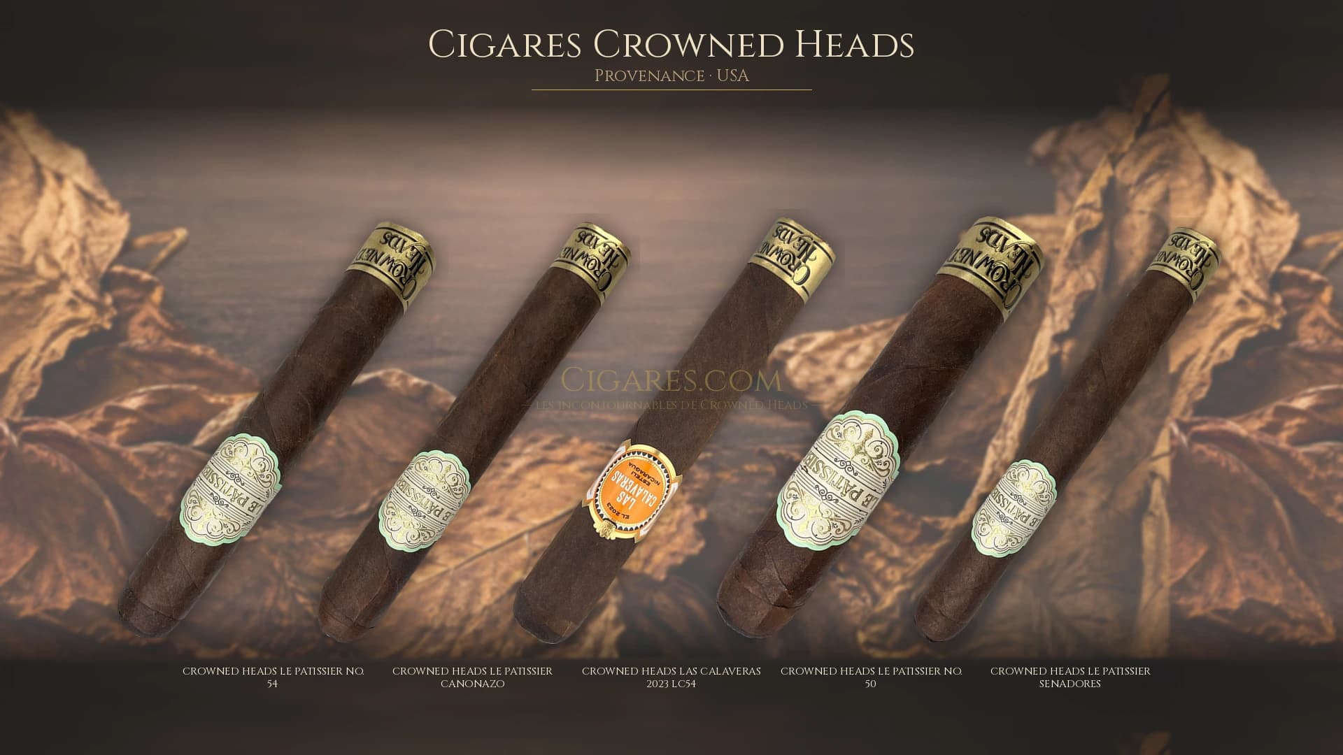 Top cigares Crowned Heads Usa — les plus populaires