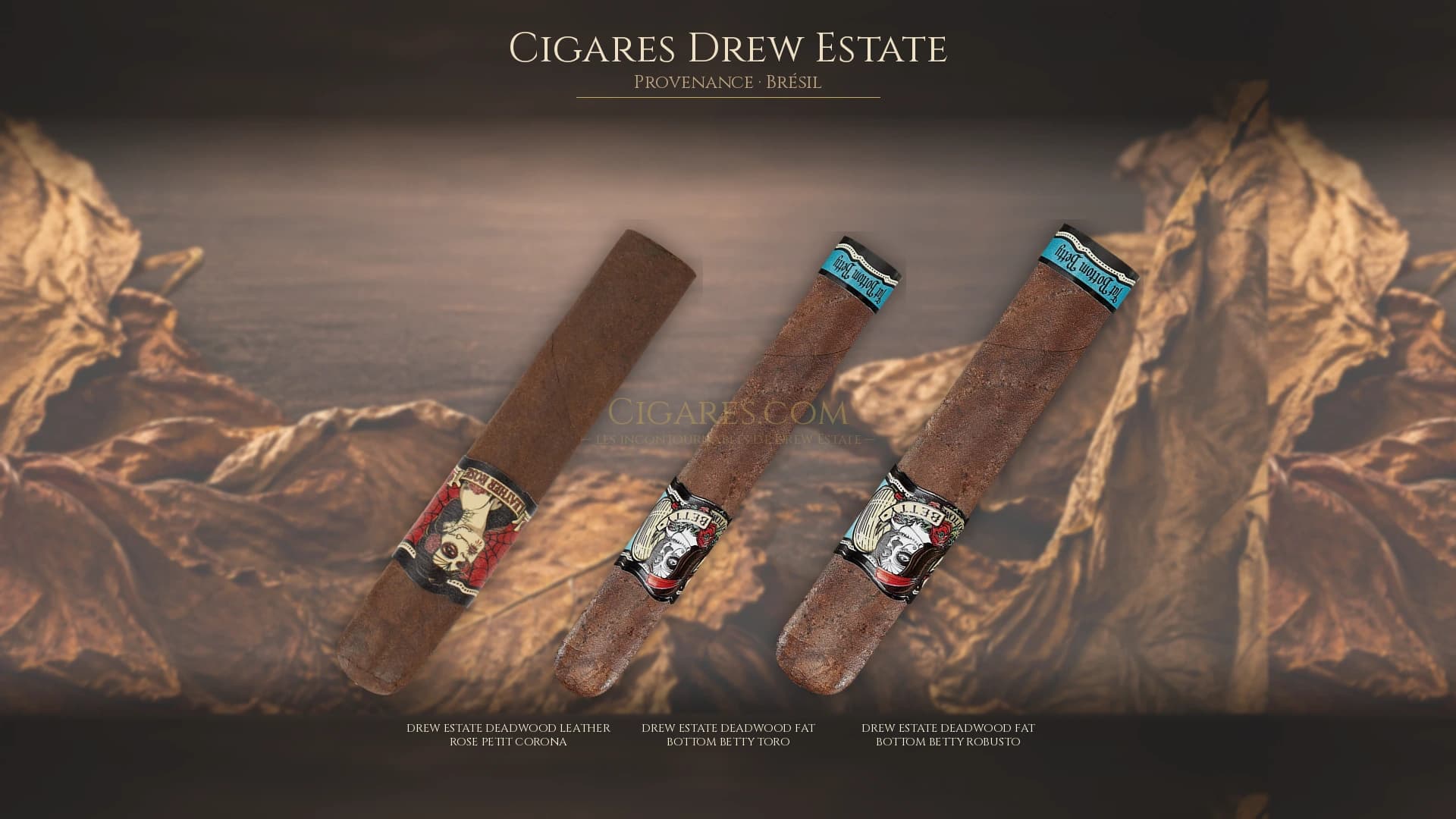 Top cigares Drew Estate Bresil — les plus populaires