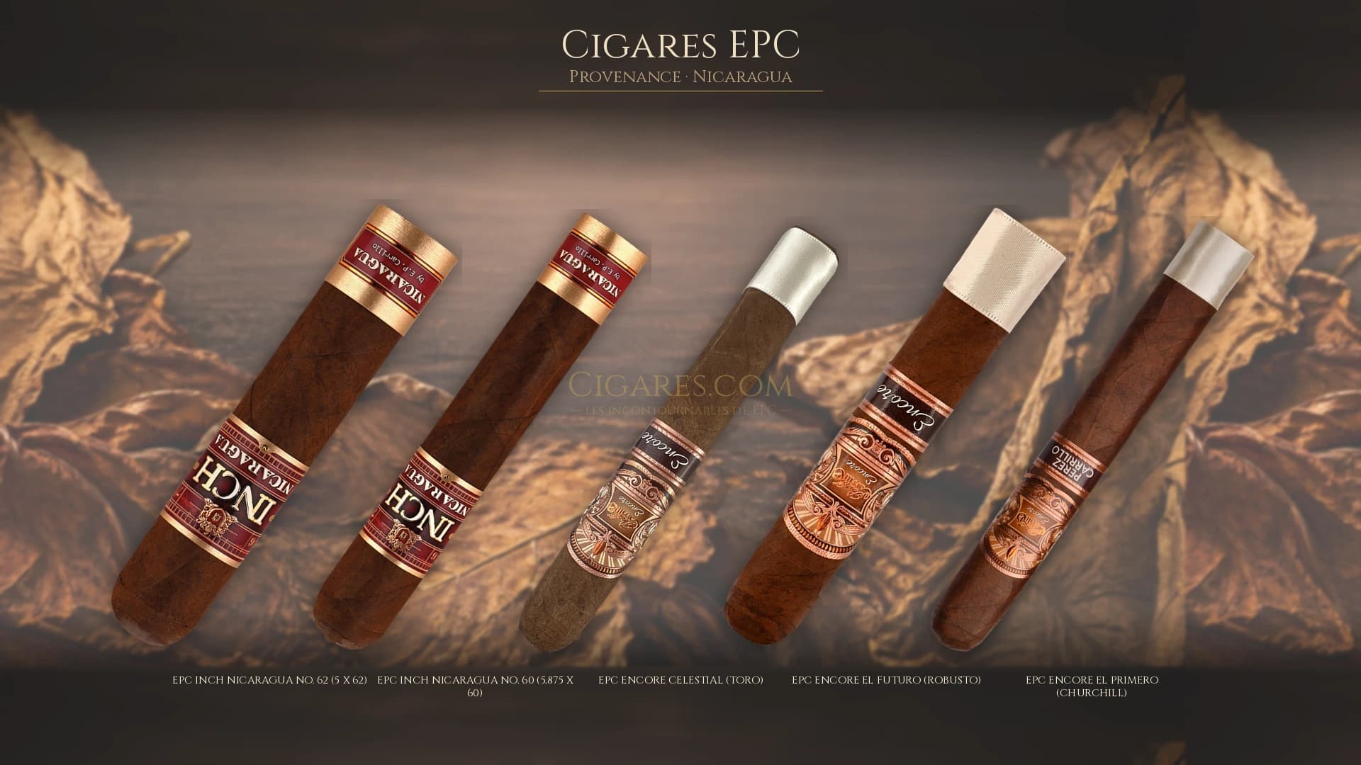 Top cigares EPC Nicaragua — les plus populaires
