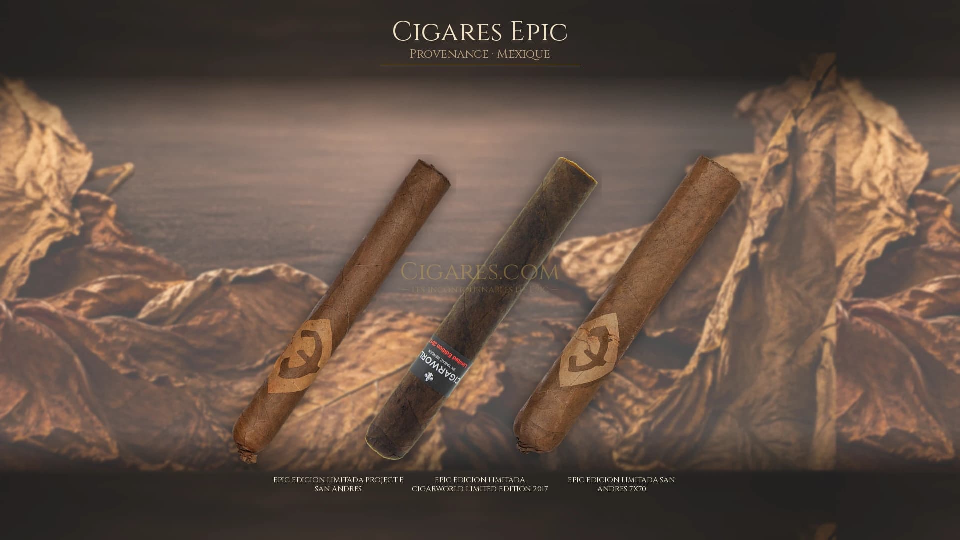 Top cigares Epic Mexique — les plus populaires