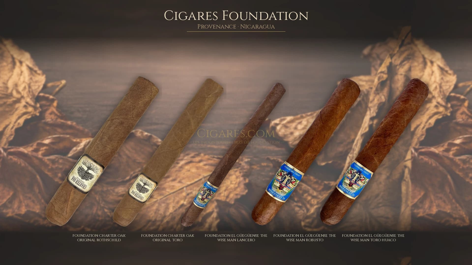 Top cigares Foundation Nicaragua — les plus populaires