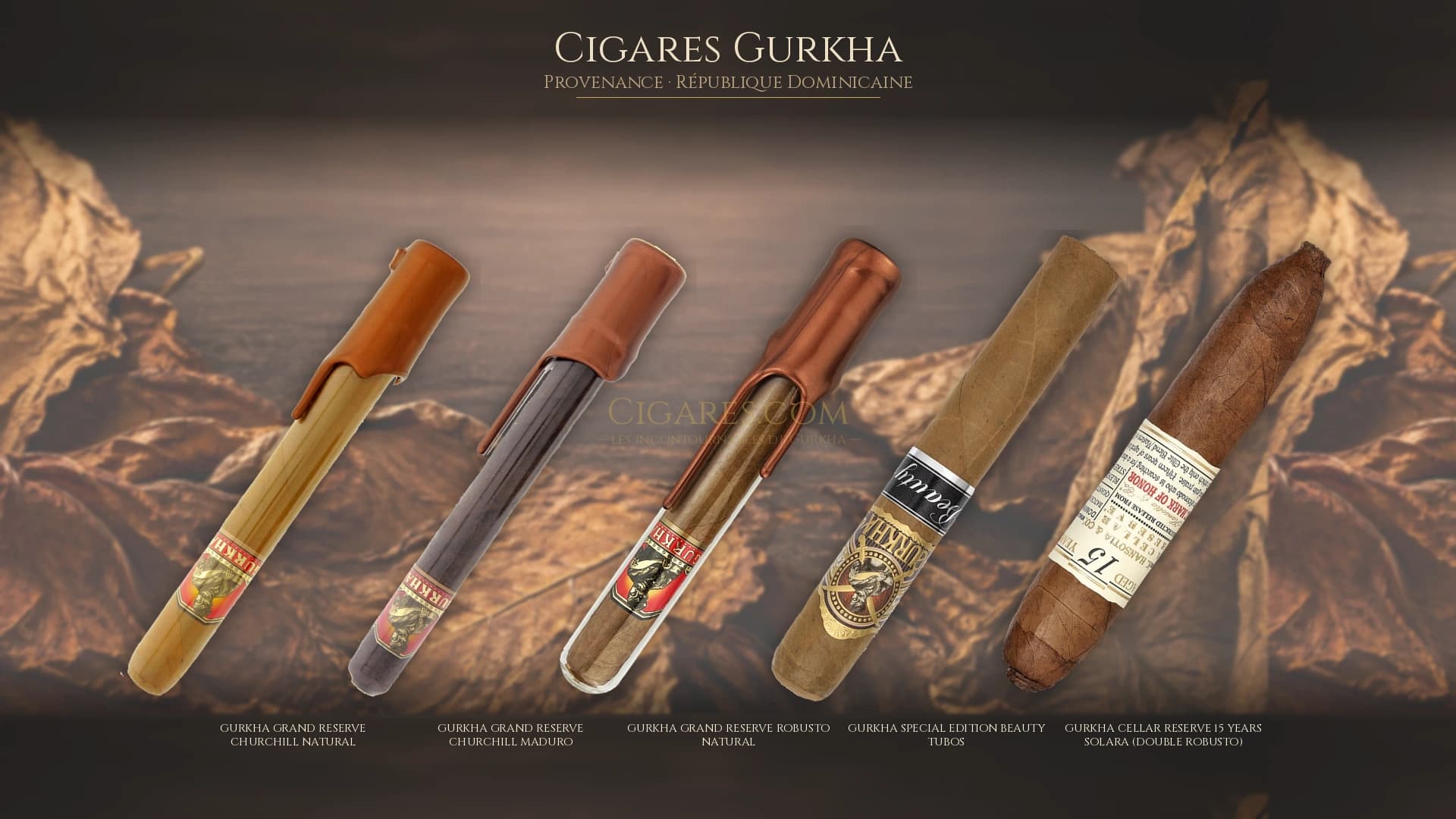 Top cigares Gurkha Republique Dominicaine — les plus populaires