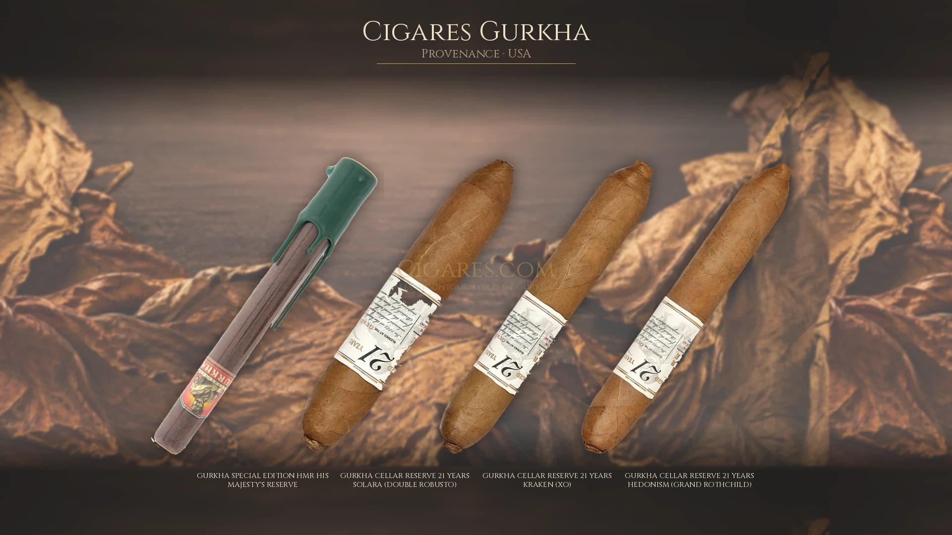 Top cigares Gurkha Usa — les plus populaires