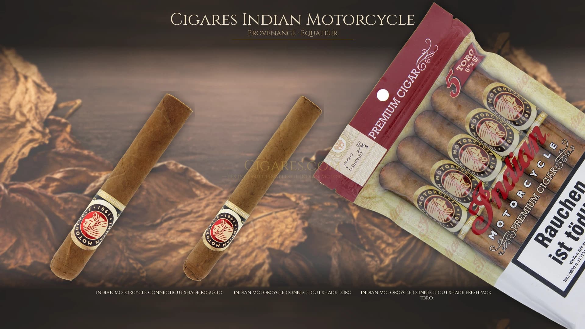Top cigares Indian Motorcycle Equateur — les plus populaires