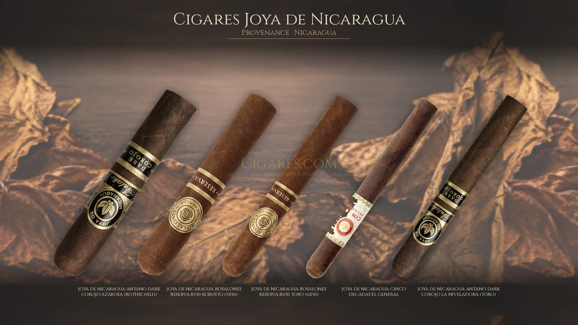 Top cigares Joya de Nicaragua Nicaragua — les plus populaires