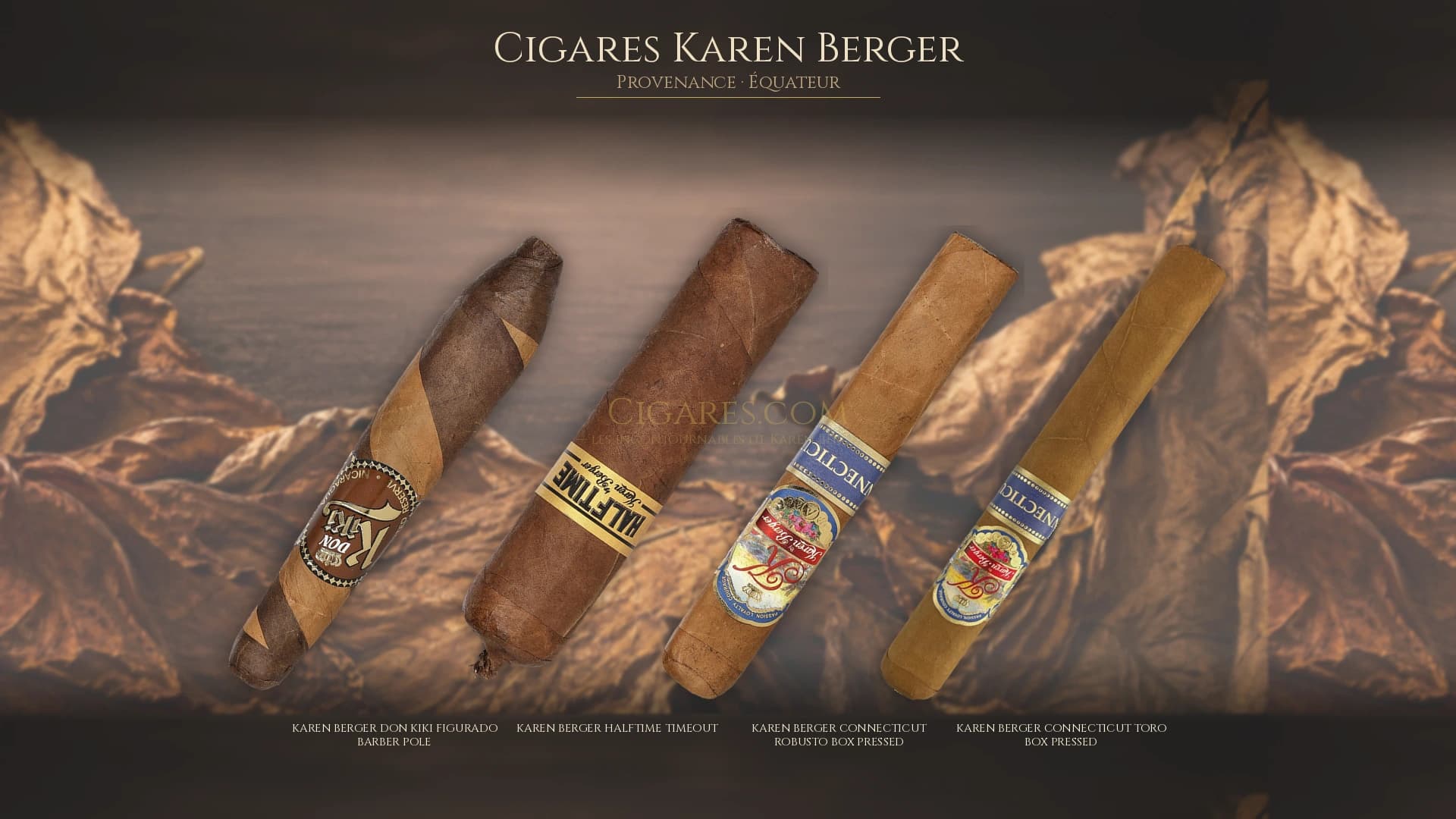 Top cigares Karen Berger Equateur — les plus populaires