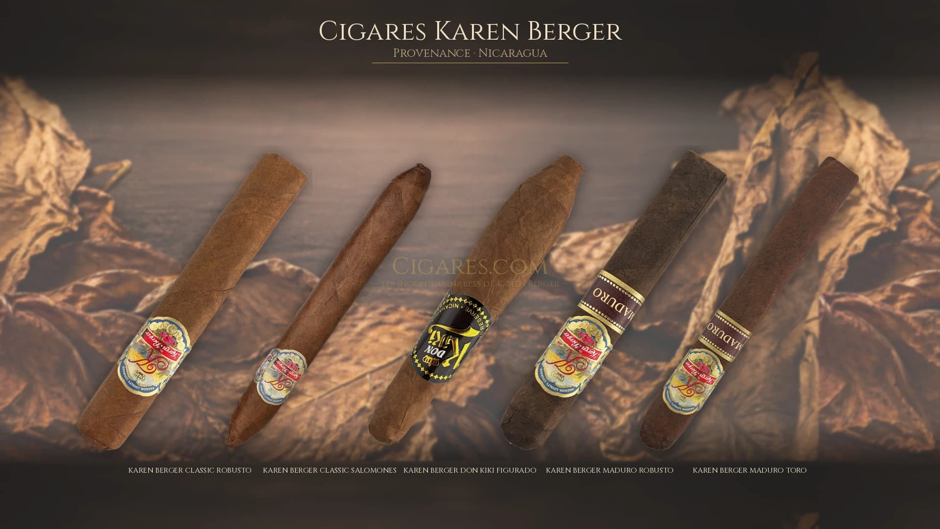 Top cigares Karen Berger Nicaragua — les plus populaires