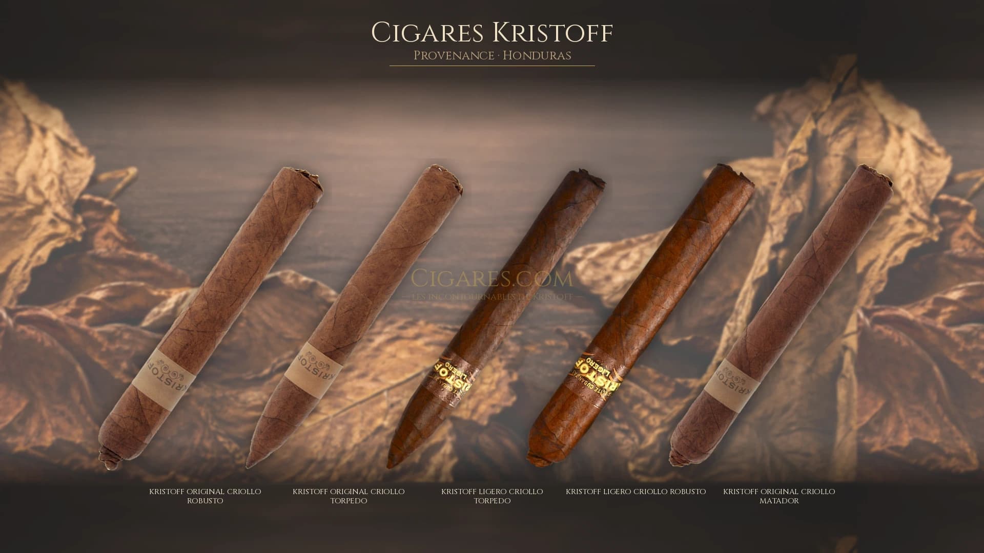 Top cigares Kristoff Honduras — les plus populaires
