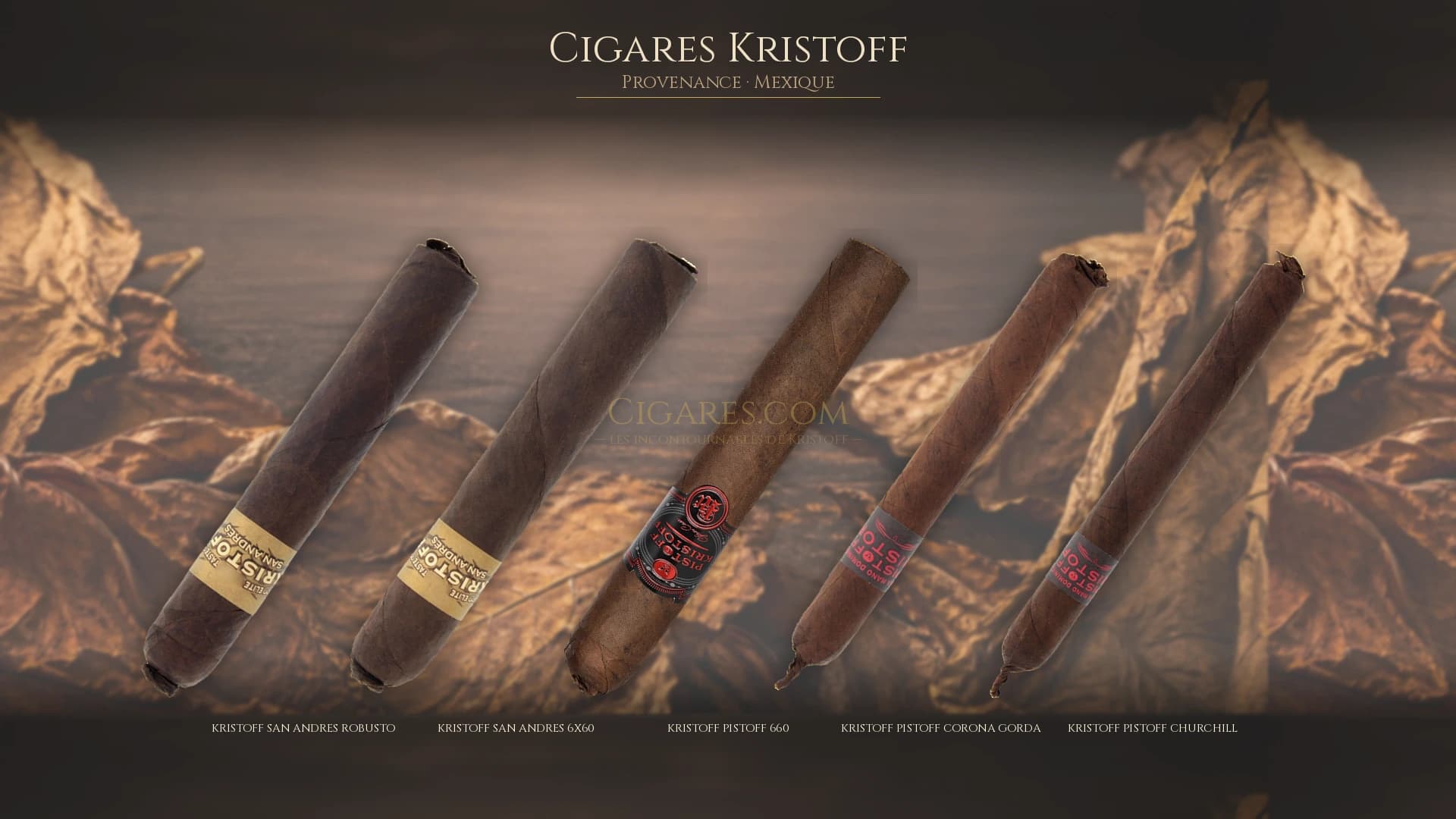 Top cigares Kristoff Mexique — les plus populaires
