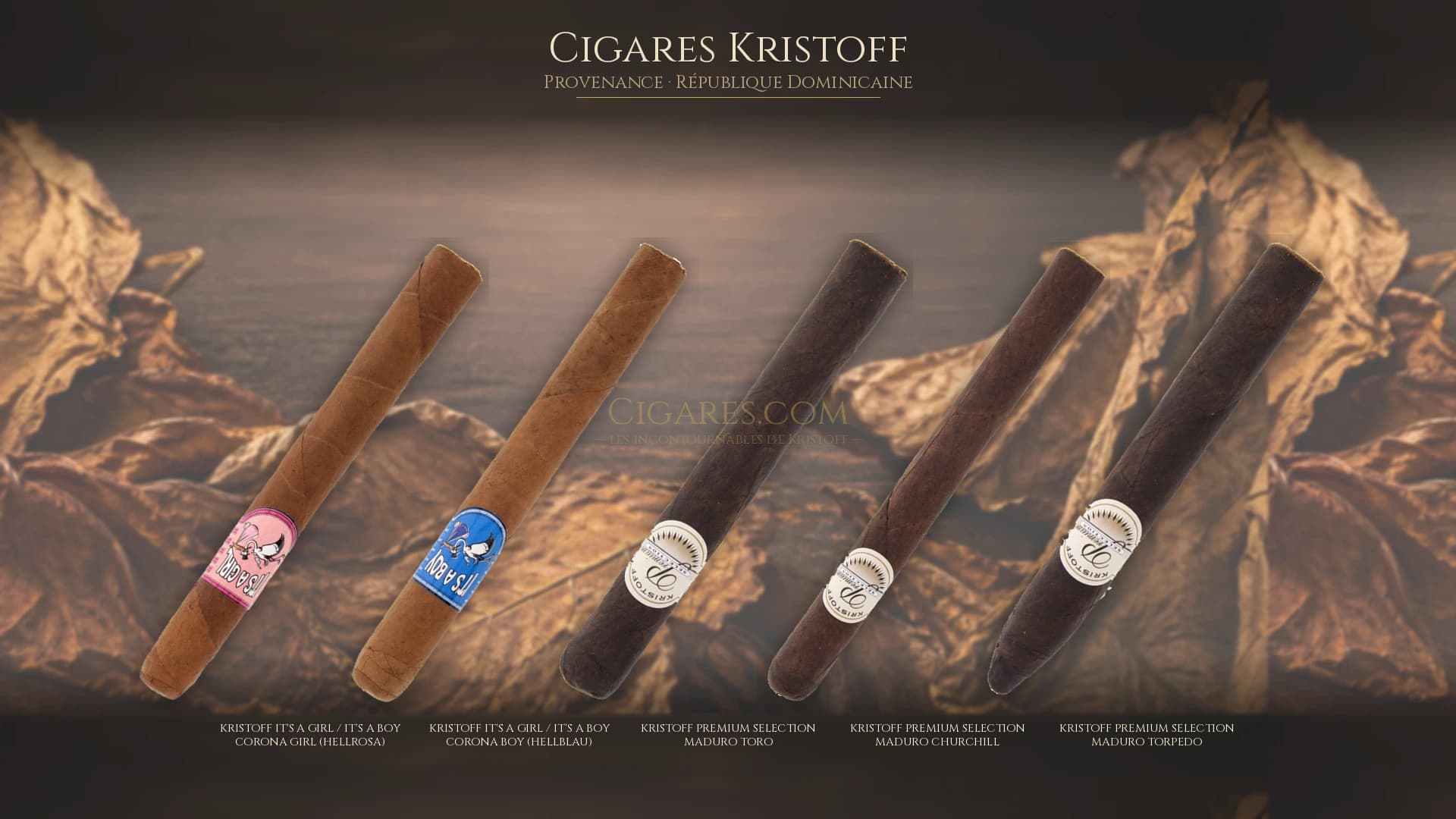 Top cigares Kristoff Republique Dominicaine — les plus populaires