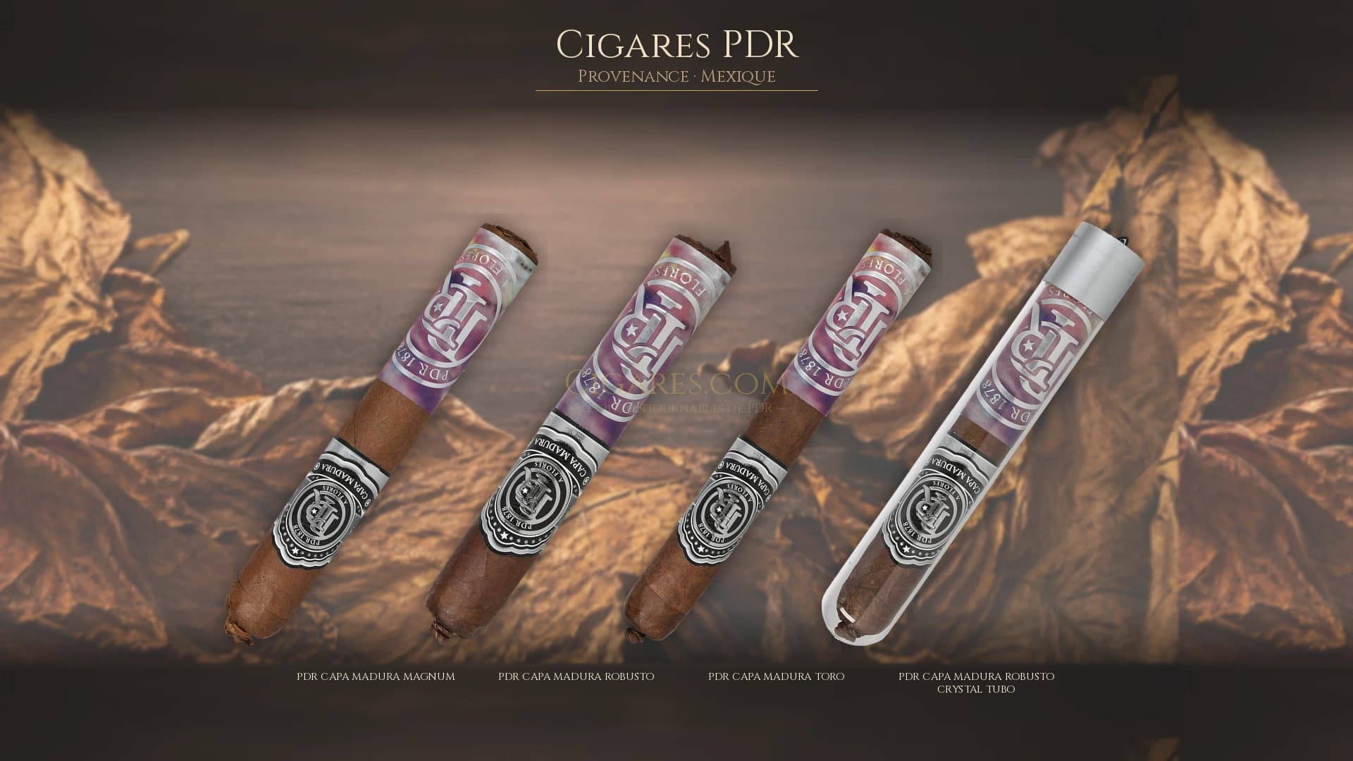 Top cigares PDR Mexique — les plus populaires