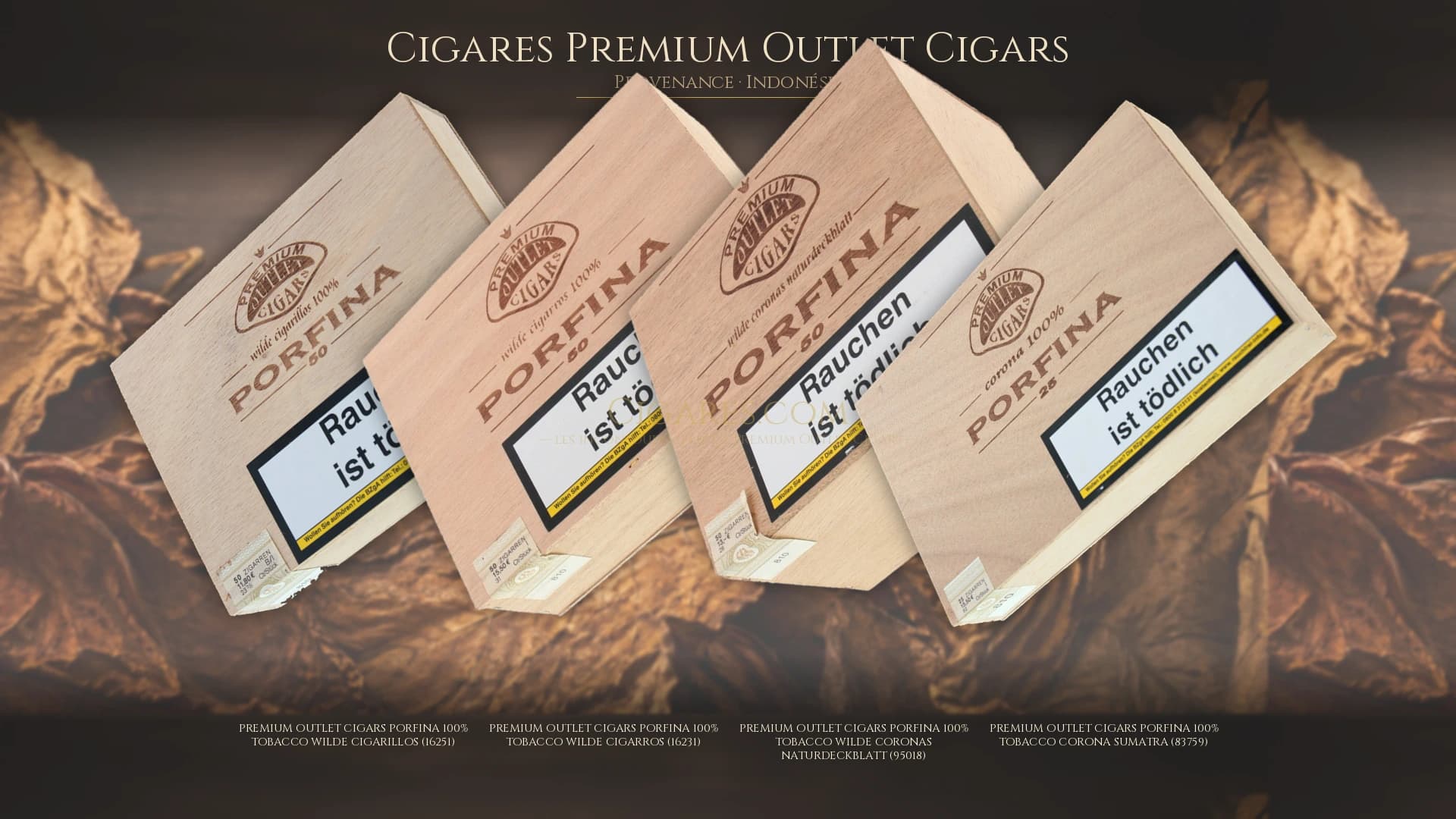 Top cigares Premium Outlet Cigars Indonesie — les plus populaires