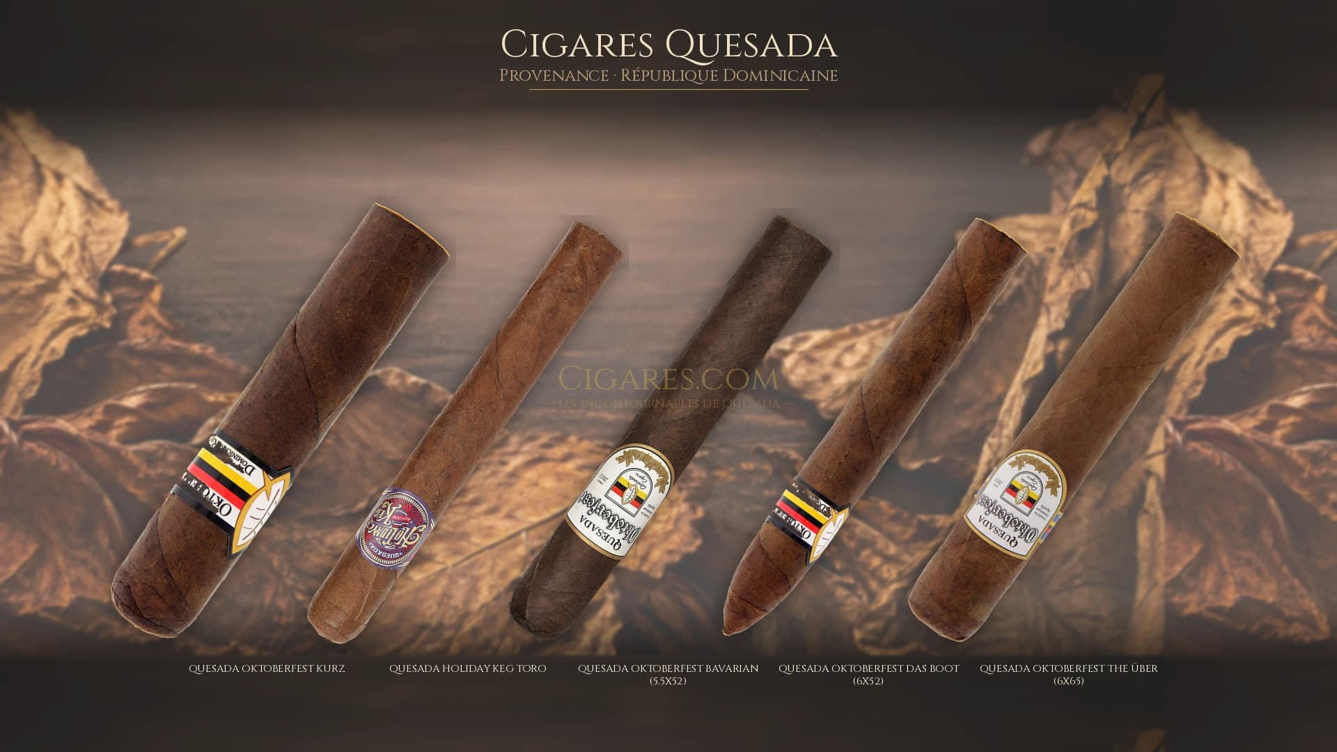 Top cigares Quesada Republique Dominicaine — les plus populaires