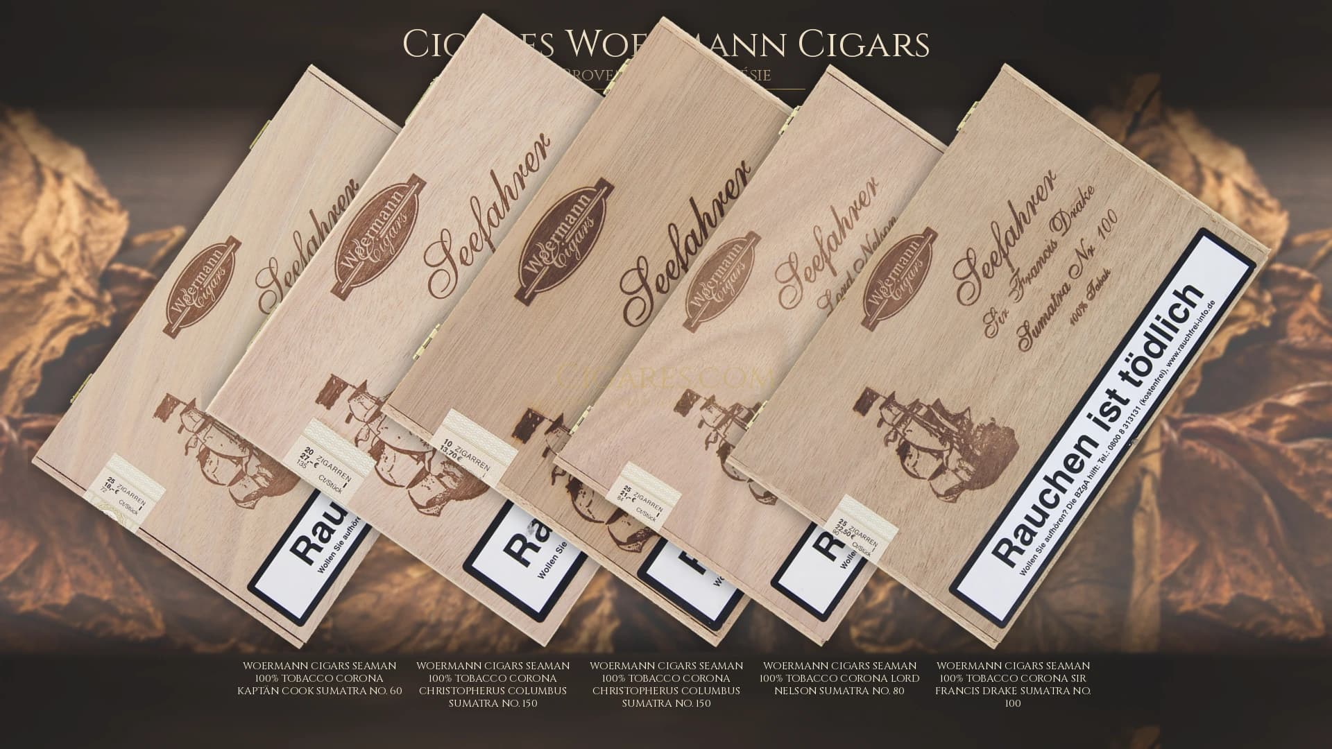 Top cigares Woermann Cigars Indonesie — les plus populaires