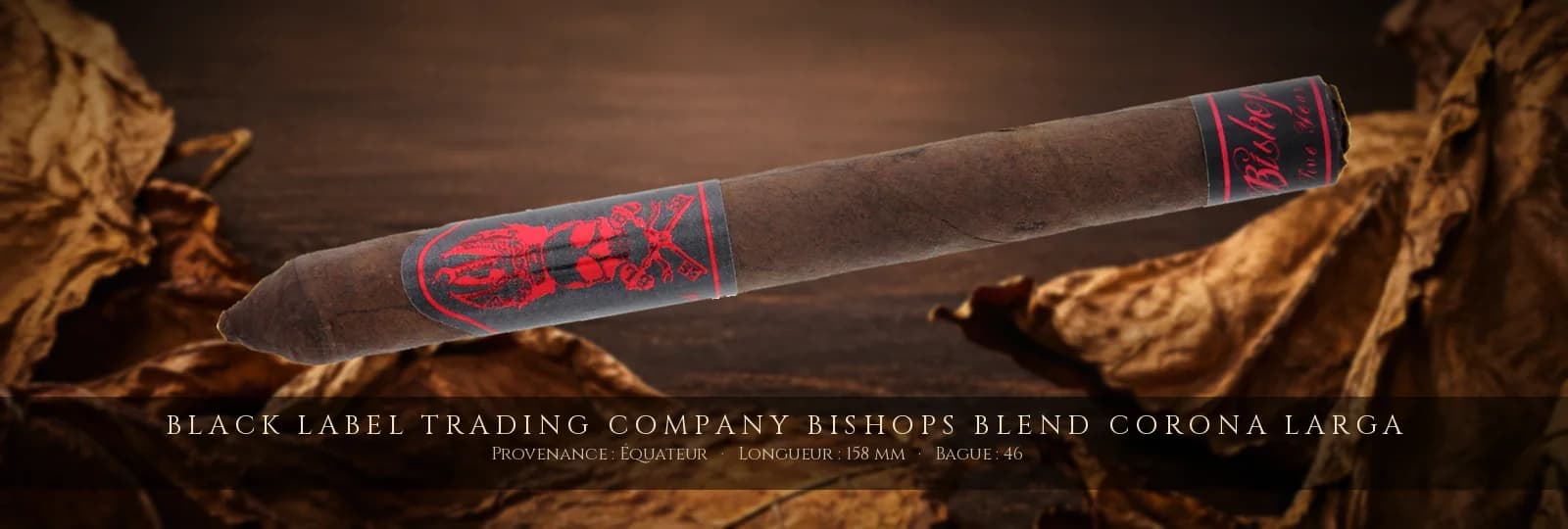 Black Label Trading Company Bishops Blend Corona Larga — Black Label Trading Company — Équateur