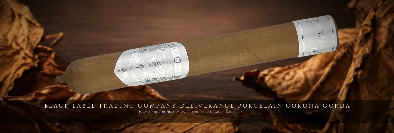 Black Label Trading Company Deliverance Porcelain Corona Gorda — Black Label Trading Company — Nicaragua