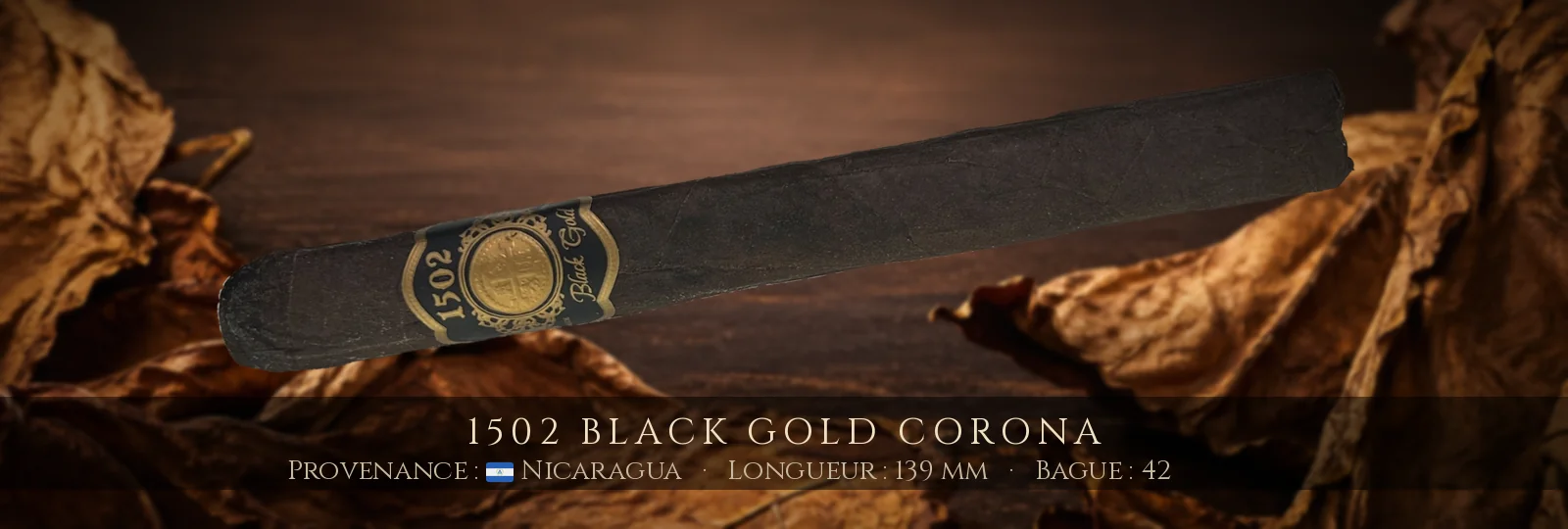 1502 Black Gold Corona — 1502 — Nicaragua