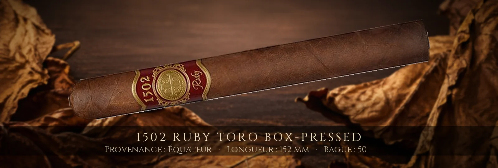 1502 Ruby Toro Box-Pressed — 1502 — Équateur
