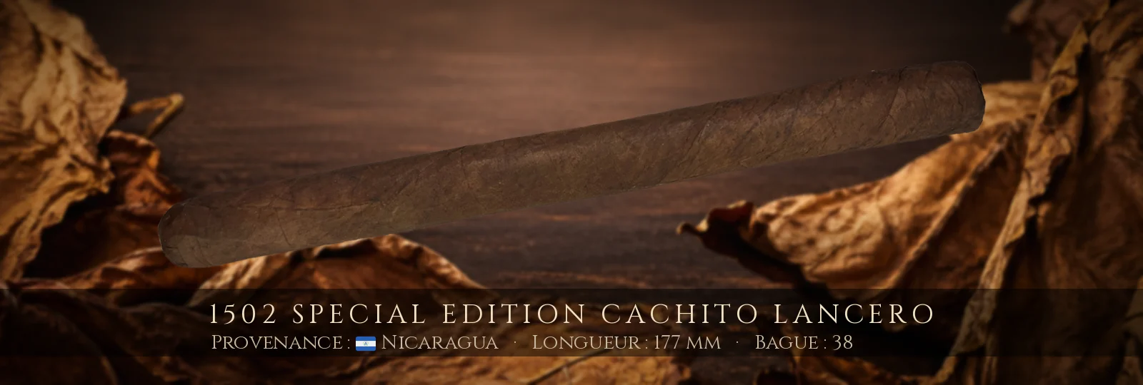 1502 Special Edition Cachito Lancero — 1502 — Nicaragua